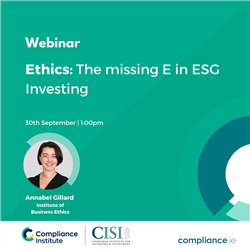Ethics: The missing E in ESG Investing - Free to members